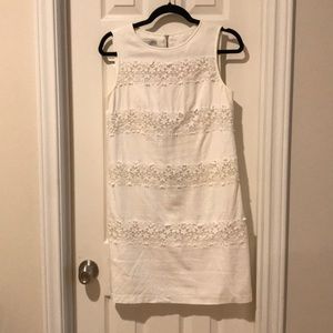 White shift sundress